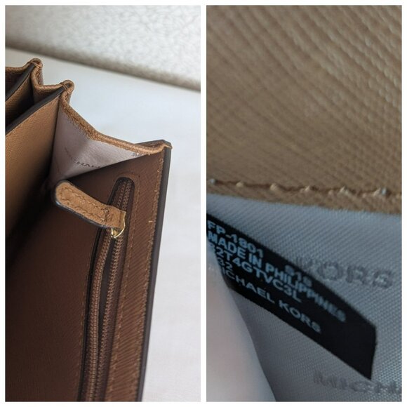 Michael Kors Jet Set Travel Large Phone Crossbody Brown BAG ONLY- NO STRAP - Picture 12 of 12